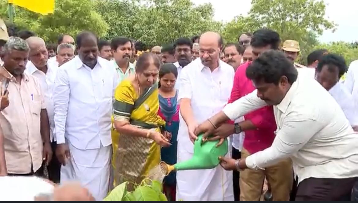 பிறந்தநாளை 86 மரக்கன்றுகள் நட்டு கொண்டாடிய பாமக நிறுவனர் ராமதாஸ் | Ramadoss celebrated his 86th birthday by planting 86 saplings