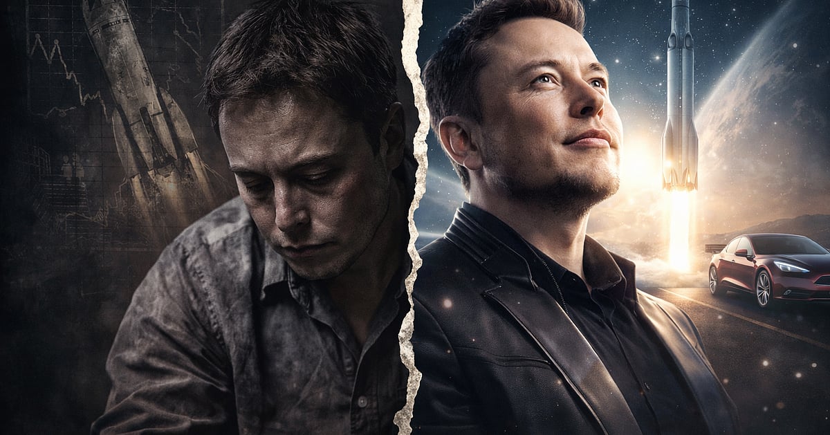 அன்று 2000 கோடி கடன்! பாக்கெட் காலி… எலான் மஸ்க்கின் வாழ்க்கைப் பாடம்!