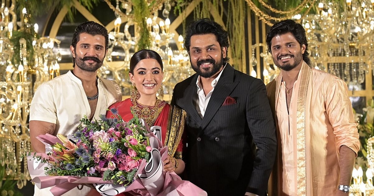 ராஷ்மிகா மந்தனா – விஜய் தேவரகொண்டா ரிசப்ஷன் க்ளிக்ஸ்! |Photo Album