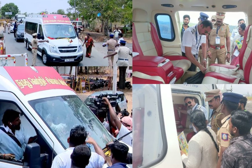 காரைக்குடி பிரசாரத்திற்கு சென்ற  விஜய் வாகனத்தில் பறக்கும் படை சோதனை  – Kumudam