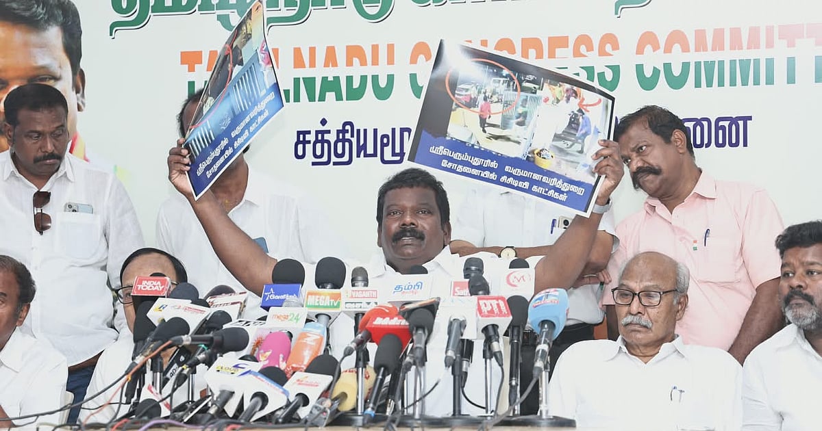 “சோதனை செய்யவில்லை என வருமான வரித் துறை அதிகாரிகள் மறுப்பு கூறுகின்றனர், ஆனால்.!”-செல்வப்பெருந்தகை| “Income Tax officials claim that no raid was conducted, but…!” – Selvaperunthagai