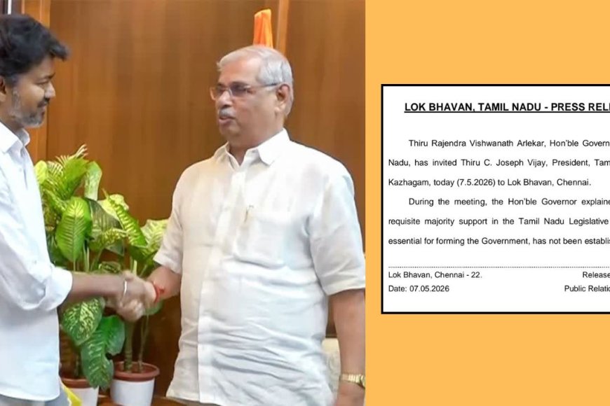 ஆட்சி அமைக்க அழைக்காதது ஏன்? தவெக தலைவர் விஜய்க்கு ஆளுநர் பதில் – Kumudam