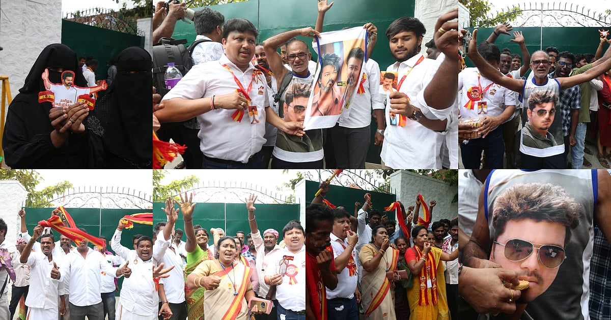 TVK: த.வெ.க. வெற்றிக்கொண்டாட்டம் புகைப்படத் தொகுப்பு | Photo Album