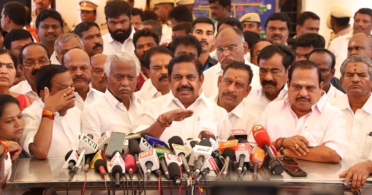 “திமுக-வுடன் பேச்சுவார்த்தையா? நூற்றுக்கு நூறு பொய்!” – வதந்திகளுக்கு முற்றுப்புள்ளி வைத்த எடப்பாடி | “Negotiations with the DMK? A hundred percent lie!” – Edappadi Palaniswami puts an end to the rumors.