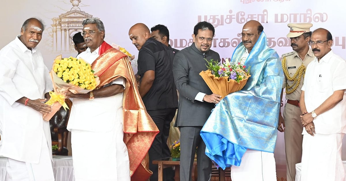 அமைச்சர் பதவிகள் சரிதான்… ஆனால் துறை? – முதல்வர் ரங்கசாமியின் `நோ போர்ட்ஃபோலியோ’ பாலிசி தொடருமா ? | Puducherry Chief Minister Rangasamy has expanded his cabinet today