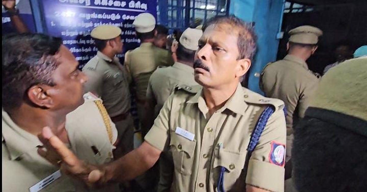 மார்கண்டேயனை படம் பிடிக்கச் சென்ற பத்திரிகையாளர்கள் – நாக்கை துருத்தி மிரட்டல் விடுத்த ஏடிஎஸ்பி!