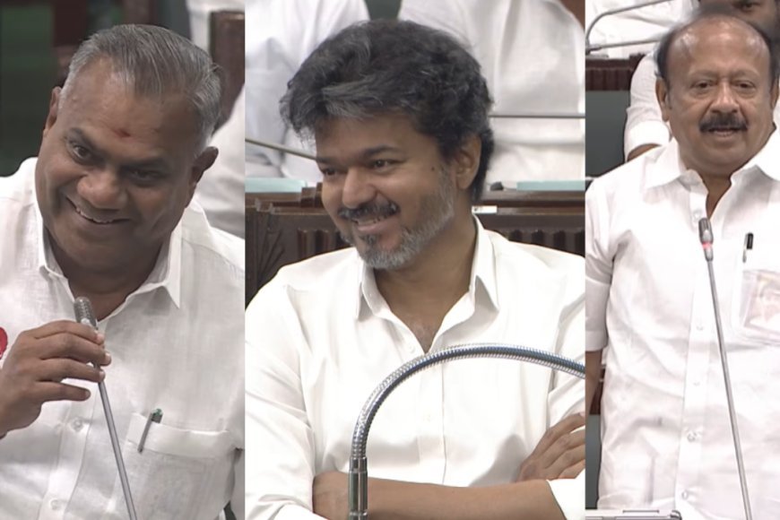“தினந்தினம் டென்ஷன்ல இருக்கோம்..”: புஸ்ஸி ஆனந்த் –  எம்ஆர்கே இடையே கலகல…!