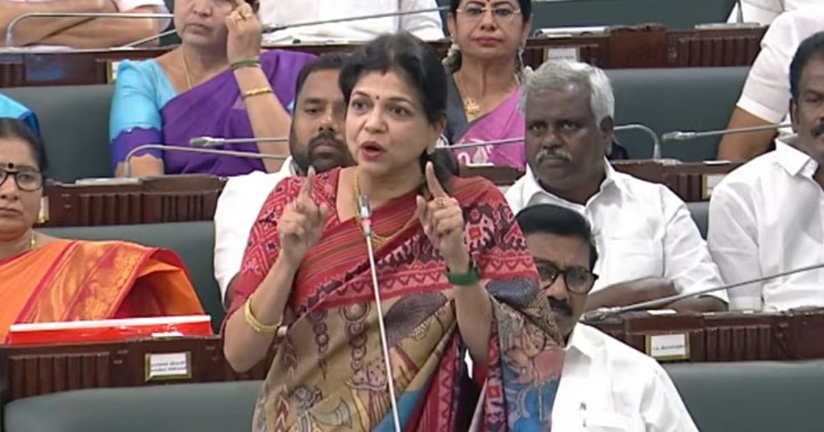 "அந்தத் தண்ணீரைக் குடிக்கிறாங்க, கோயிலுக்கு அபிஷேகம் பண்றாங்க" – கூவம் நதி குறித்து சௌமியா அன்புமணி