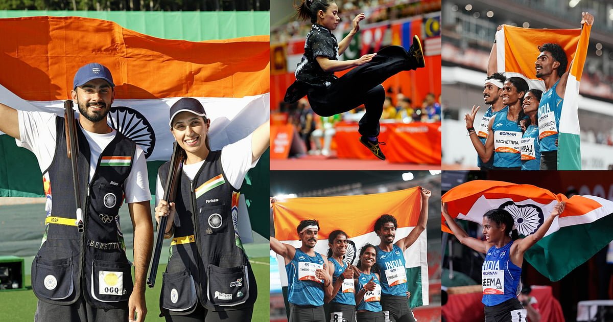 Wushu-வில் வெள்ளி; Shooting-ல் வெண்கலம் – Asian Games-ல் தொடரும் இந்தியாவின் பதக்க வேட்டை! | Roundup| Asian Games: India Wins Wushu Silver and Shooting Bronze