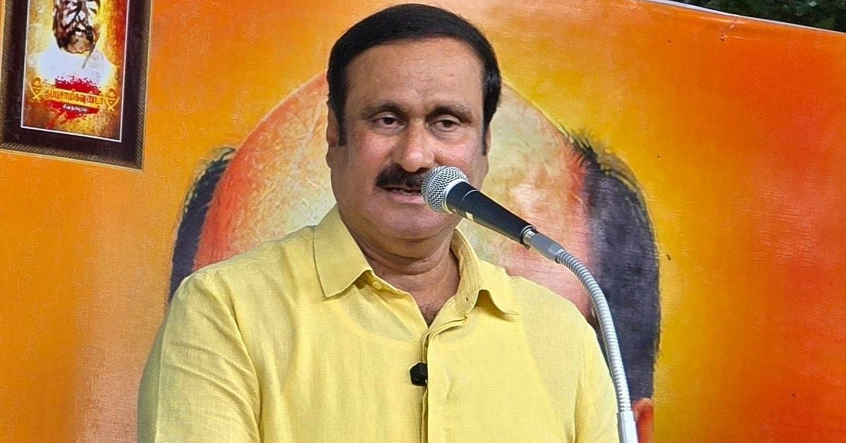 ‘ஆறுகளில் நுரை பொங்குவதற்கு சோப்பு, ஷாம்புதான் காரணமா? அமைச்சர் யாருடைய குரலாக பேசுகிறார்’ – அன்புமணி| anbumani slams tvk minister rajiv for statement on noyyal river foaming