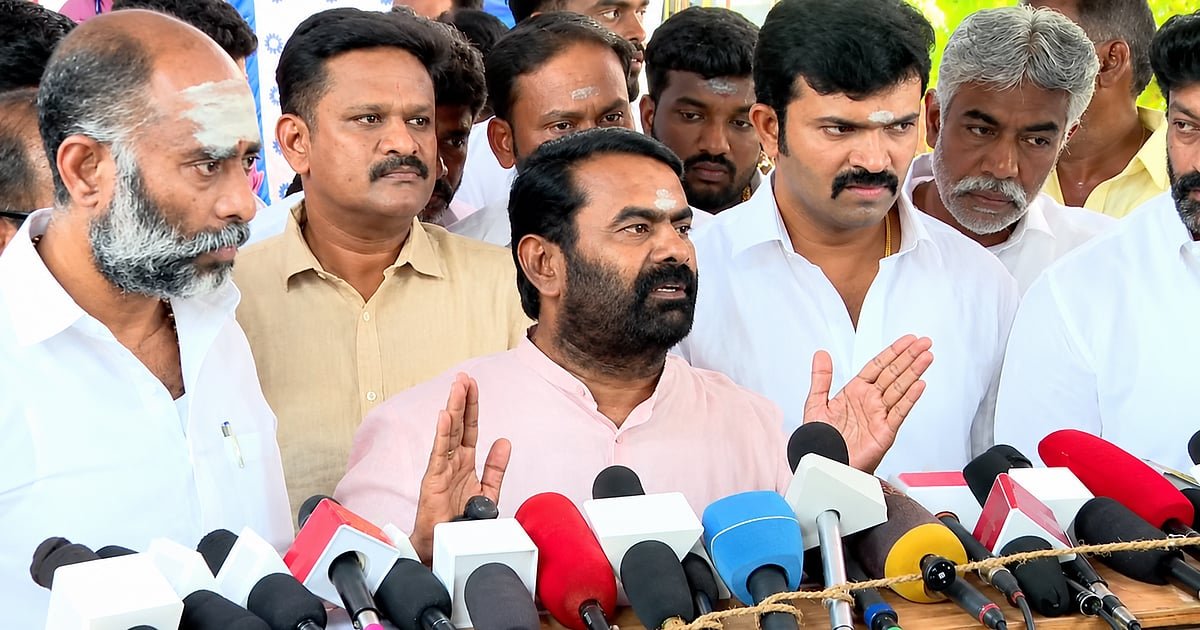 ‘சட்டமன்றத்தில என் குரல் ஒழுக்கணும்’னு நிறைய பேர் விருப்படுறாங்க.!’- சீமான் கூறியதென்ன? | Seeman Speaks About Contesting in the Ambasamudram Constituency